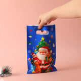 イベント・クリスマス装飾｜ビニール製クリスマス柄ギフトバッグ (50枚入 )