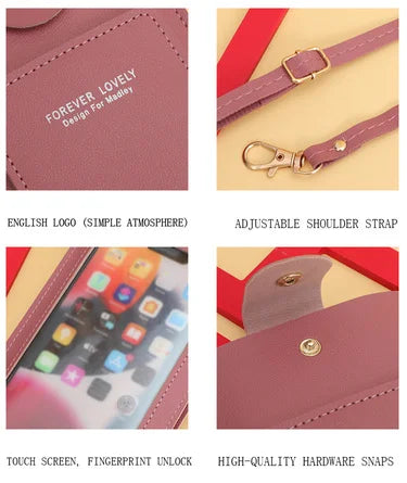 |イベント・ノベルティ用品 | タッチスクリーン対応スマホショルダーバッグ | W11×H20×D2㎝