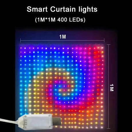 イベント・クリスマス装飾｜Bluetooth対応スマートカーテンライト(幅3M)