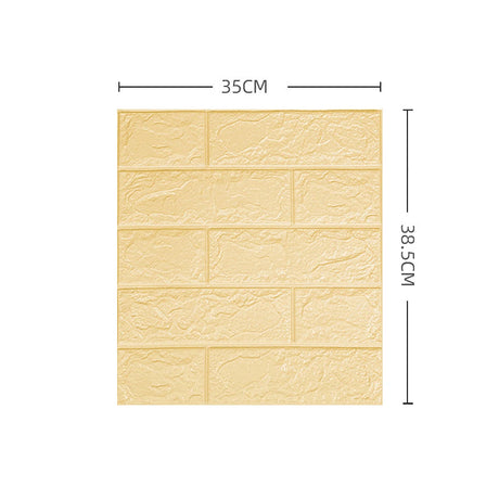 【DIY用】レンガ風ステッカー 35x38.5cm(5pcs/15pcs/30pcs）