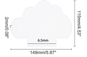LEDライトプレート用透明アクリルシート