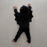 ハロウィンベビー服セット コウモリ柄3点セット