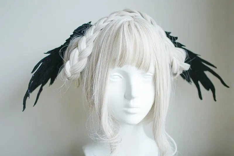 イベント・ハロウィングッズ｜エンジェル風ヘアクリップ