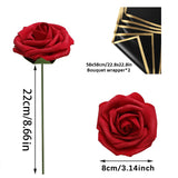 バラ造花 25個セット ウェディング装飾用