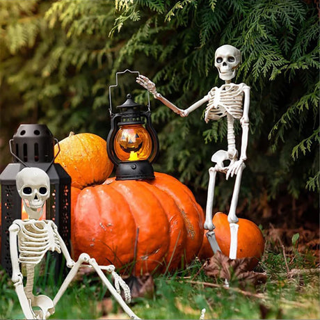イベント・ハロウィングッズ｜40cm可動式スケルトン人形