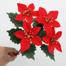 【クリスマス用装飾】ポインセチア造花