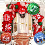 イベント・クリスマス装飾｜4Dラウンド装飾バルーン5個セット