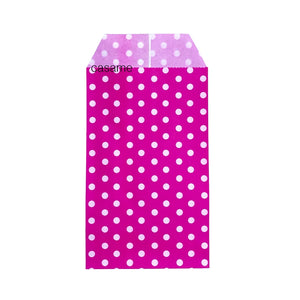 |ノベルティ用品 | ドット柄クラフトミニ紙袋 50枚入り | 8×15c