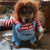 イベント・ハロウィングッズ｜犬コスチューム 血まみれ人形