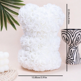 フォームローズのテディベアキャリーブーケ