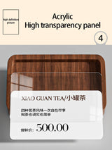 無垢材縦型カードホルダーディスプレイ