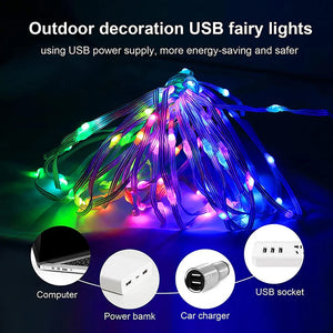 イベント・クリスマス装飾｜Bluetooth対応  LEDデコレーションライト(2m～40m)