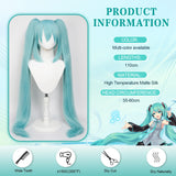イベント・ハロウィングッズ｜初音ミク コスプレ用ウィッグ(110cm)
