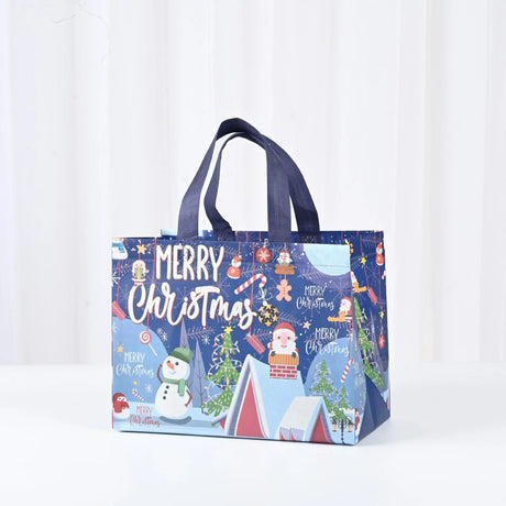 イベント・クリスマス装飾｜防水ギフト用クリスマス柄トートバッグ