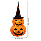 イベント・ハロウィングッズ｜LEDライト付きスタンドパンプキンランタン