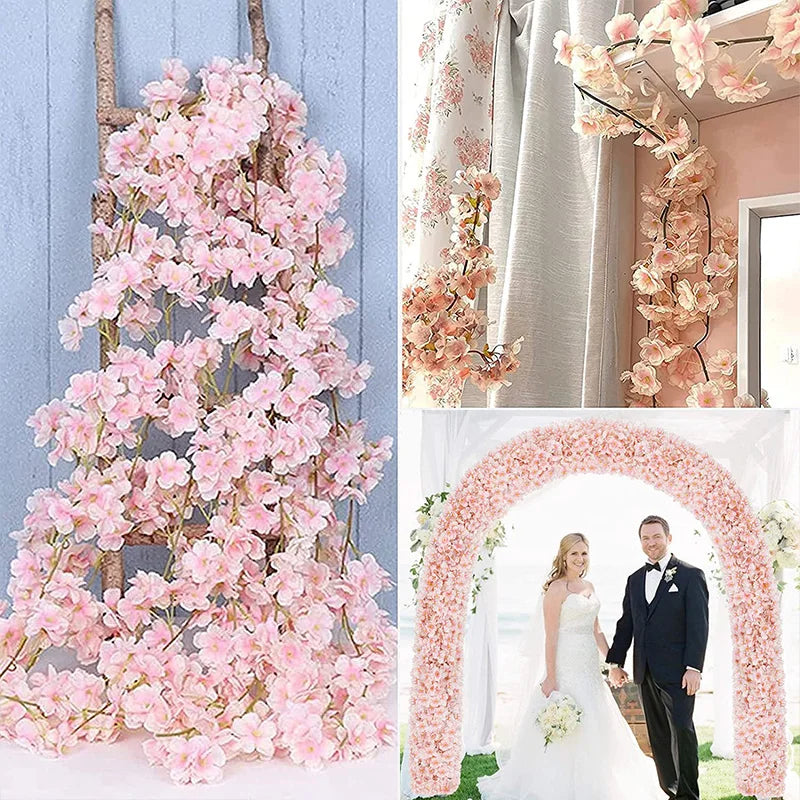 パーティー・インテリア装飾｜造花 桜ガーランド（1.8M/2.3M）