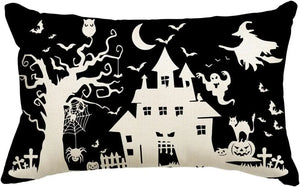 イベント・ハロウィングッズ｜リネンクッションカバー30x50cm