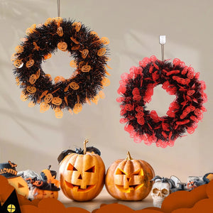 イベント・ハロウィングッズ｜リース 吊り下げオーナメント 30cm