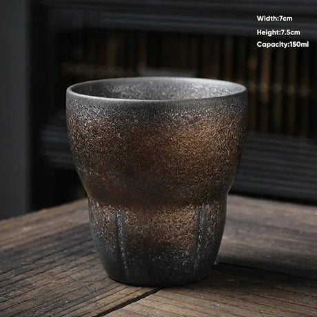 |イベント・ノベルティ用品 | 陶器製 陶芸品風デザインカップ | 150ml