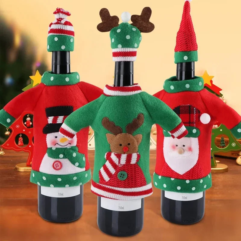 イベント・クリスマス装飾｜ワインボトルラッピング用カバー