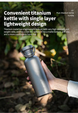 |イベント・ノベルティ用品 | チタンウォーターボトル | 500ml/600ml/750ml