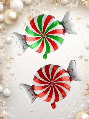 イベント・クリスマス装飾｜キャンディバルーン2個セット