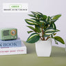 フェイクグリーン 盆栽 鉢植え装飾｜人工観葉植物 ミニテーブルプランター インテリア オフィス ホテル用