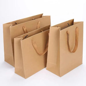 |ノベルティ用品 | クラフト紙ギフトバッグ10枚セット