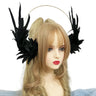 イベント・ハロウィングッズ｜エンジェル風ヘアクリップ