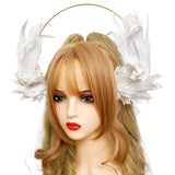 イベント・ハロウィングッズ｜エンジェル風ヘアクリップ