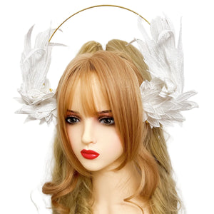 イベント・ハロウィングッズ｜エンジェル風ヘアクリップ