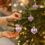 イベント・クリスマス装飾｜ハートボールペンダント オーナメントセット(12個入)