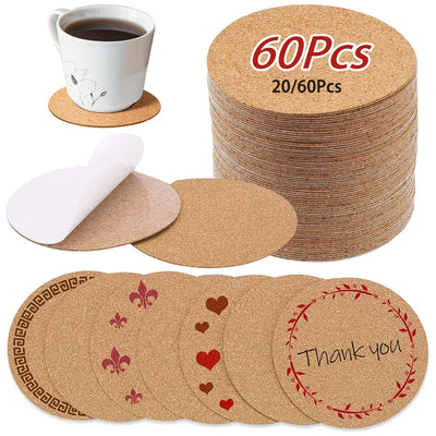 クリスマスコースター｜丸型粘着コルクシート DIYコースター用｜誉PRINTING