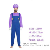 イベント・ハロウィングッズ｜マリオ＆ルイージ 仮装セット（S/M/L/XL）