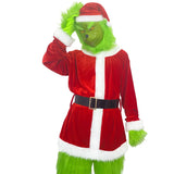 イベント・クリスマスグッズ｜アニメグリンチ風サンタコスプレセット(S-M/L-XL/2XL-3XL/4XL-5XL)