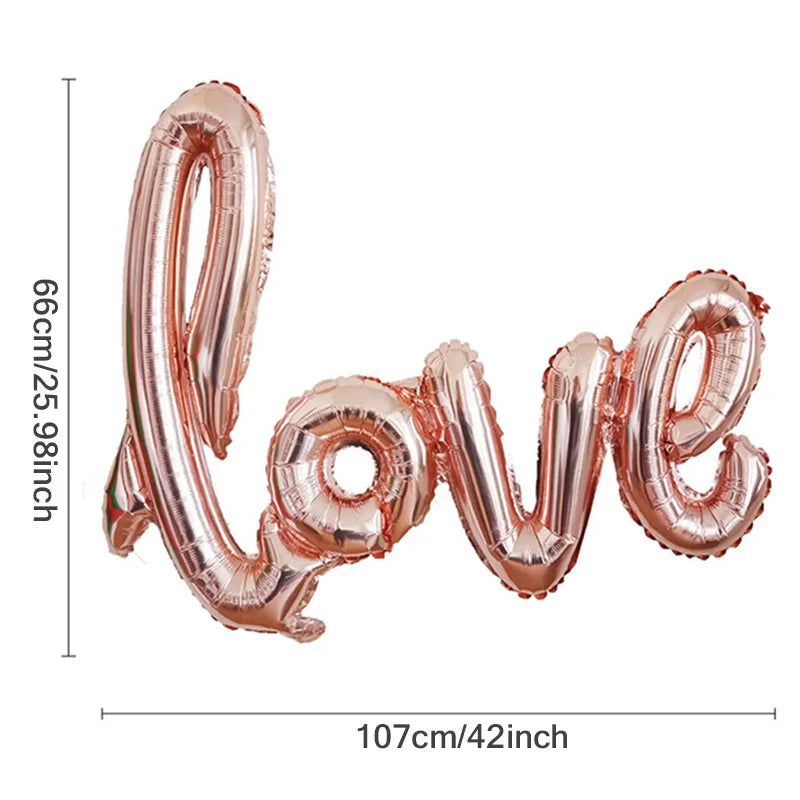 ハート型バルーン バレンタインデー装飾