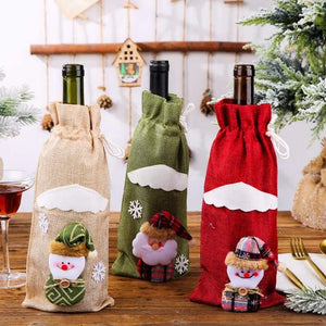 イベント・クリスマス装飾｜ワインボトルラッピング用カバー