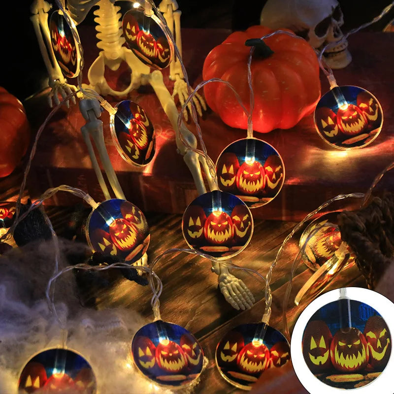 イベント・ハロウィン装飾｜電源えらべるLEDデコレーションライト(1.5M/3M/6M)