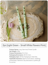 ヨーロピアンスタイルのロングキャンドル