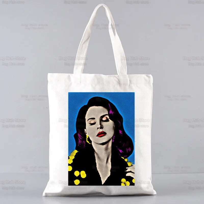 | ノベルティ用品 | ラナ・デル・レイ風キャンバスエコバッグ | 34×38㎝