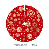 イベント・クリスマス装飾｜スノーフレーク柄 クリスマスツリースカート 90cm