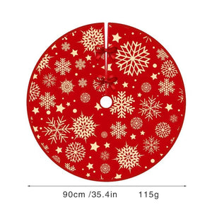 イベント・クリスマス装飾｜スノーフレーク柄 クリスマスツリースカート 90cm