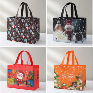 イベント・クリスマス装飾｜防水ギフト用クリスマス柄トートバッグ