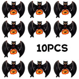イベント・ハロウィン装飾｜こうもり＆クモ型バルーンセット(1～20個)