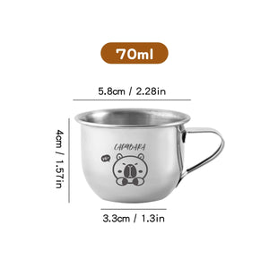 |イベント・ノベルティ用品 |ステンレス製 アニマル柄ミニカップ | 70ml