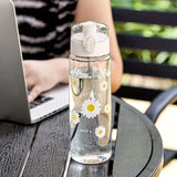 |イベント・ノベルティ用品 | 漏れ防止 デイジー柄入りクリアーボトル | 800ml