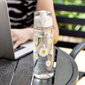 |イベント・ノベルティ用品 | 漏れ防止 デイジー柄入りクリアーボトル | 800ml