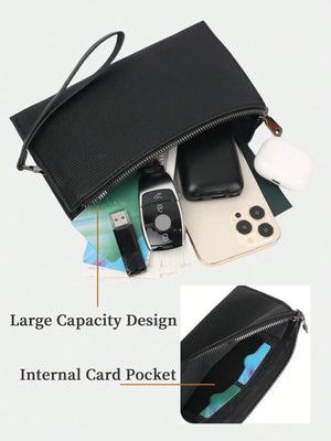 |イベント・ノベルティ用品 | シンプル大容量クラッチバッグ | W21×H12㎝