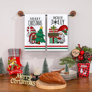 イベント・クリスマスグッズ｜クリスマス柄キッチンタオルセット(1枚/２枚)
