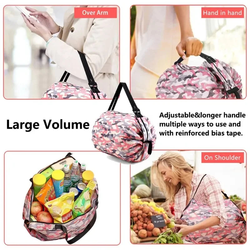 |ノベルティ用品 | 防水・耐久性 ナイロン製 折りたたみバッグ | 40×40c